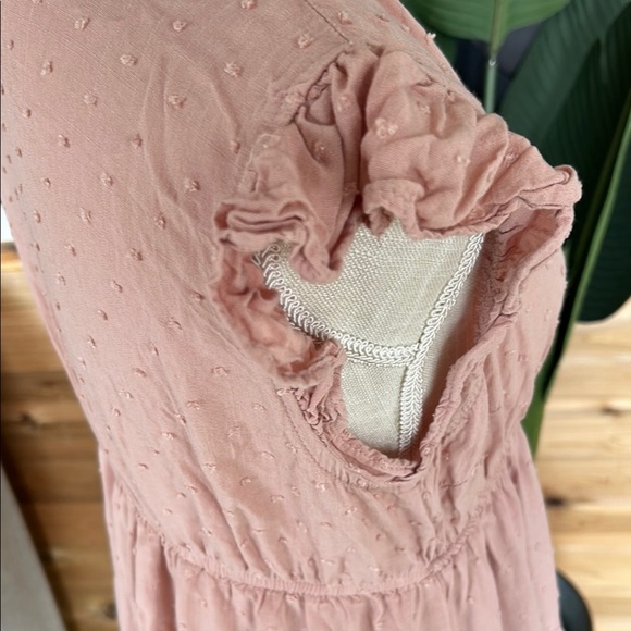 Pink Button-Front Dress xl preloved sweet wanderer FINAL PRICE $8 - Picture 7 of 12